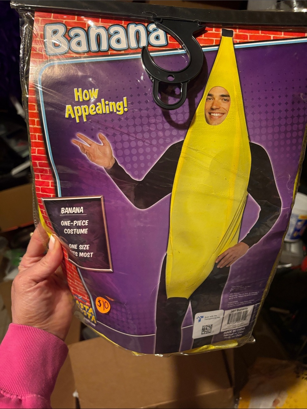Banana Republic Bright Yellow One-Piece Banana Costume